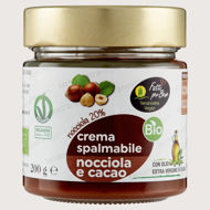 Immagine di Crema Spalmabile Nocciole e Cacao all'Olio Extra Vergine di Oliva Bio 200gr