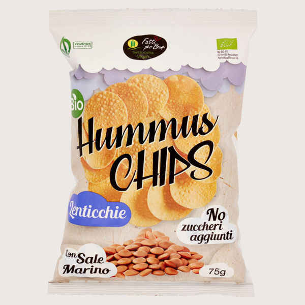 Picture of Chips Hummus di Lenticchie Bio 75gr
