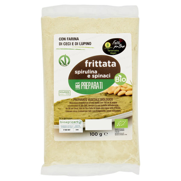 Picture of Frittata alla Spirulina e Spinaci Bio 100gr
